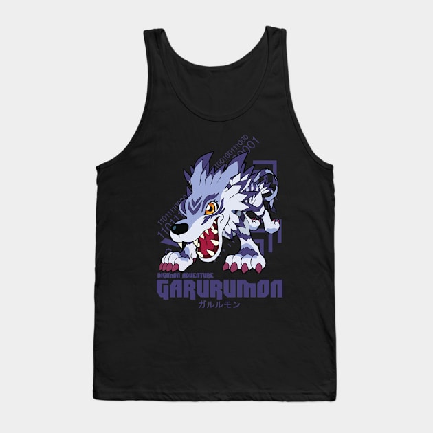 digimon adventure garurumon Tank Top by DeeMON